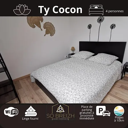 Apartment * Ty Cocon * Wifi * Parking * Moderne * Melgven